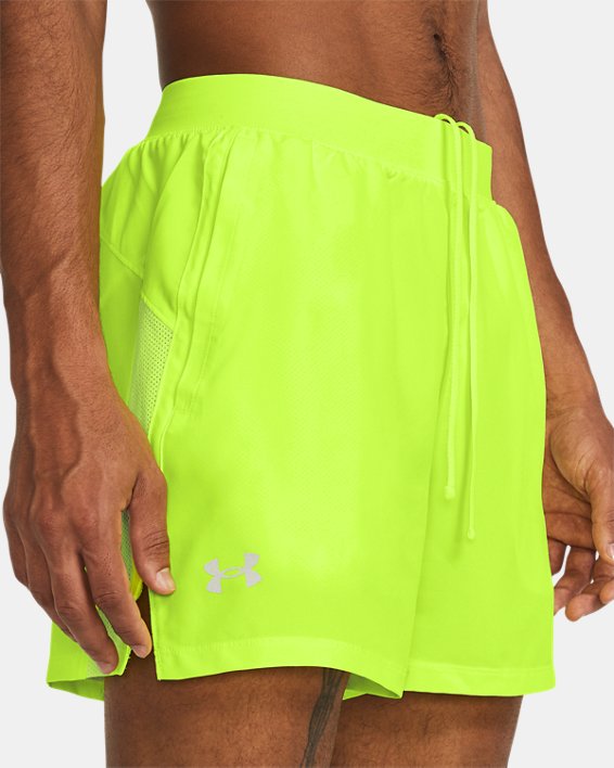 Men's UA Launch 5" Shorts, Green, pdpMainDesktop image number 3